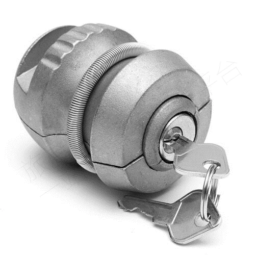 

RV ball head anti-theft lock trailer connector