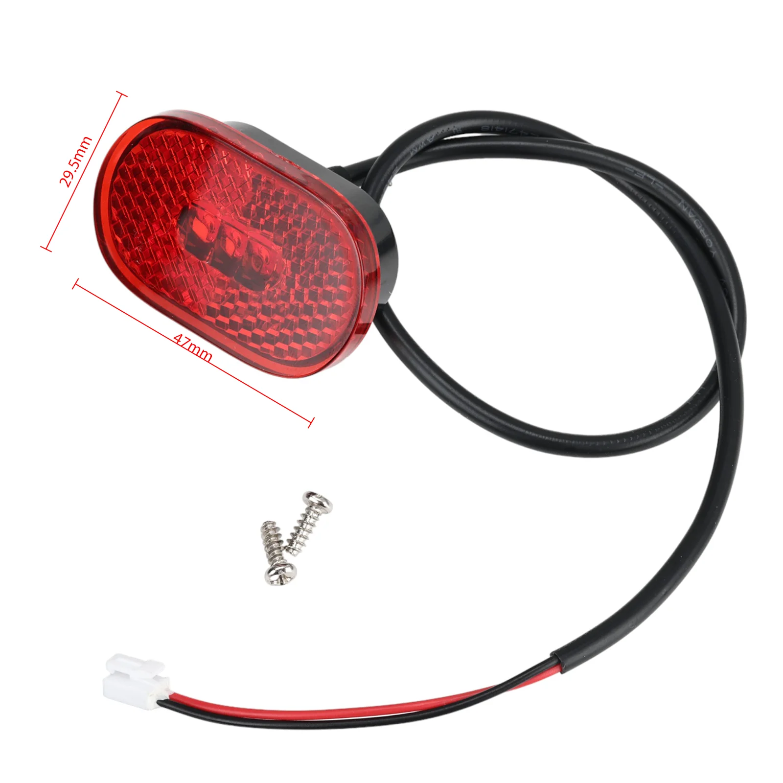 Rear Tail Light For Ninebot E25 E45 E22D Electric Scooter Fender Safety Warning Light Waterproof Brake Lamp Parts