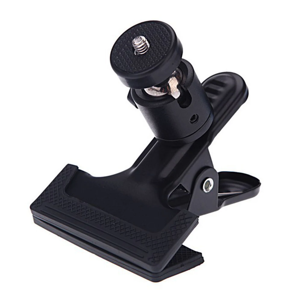 

Lightweight Action Camera Clip Mount Handlebar Bracket Clamp 1/4 Thread for Digital Camcorder Universal Portable Photography