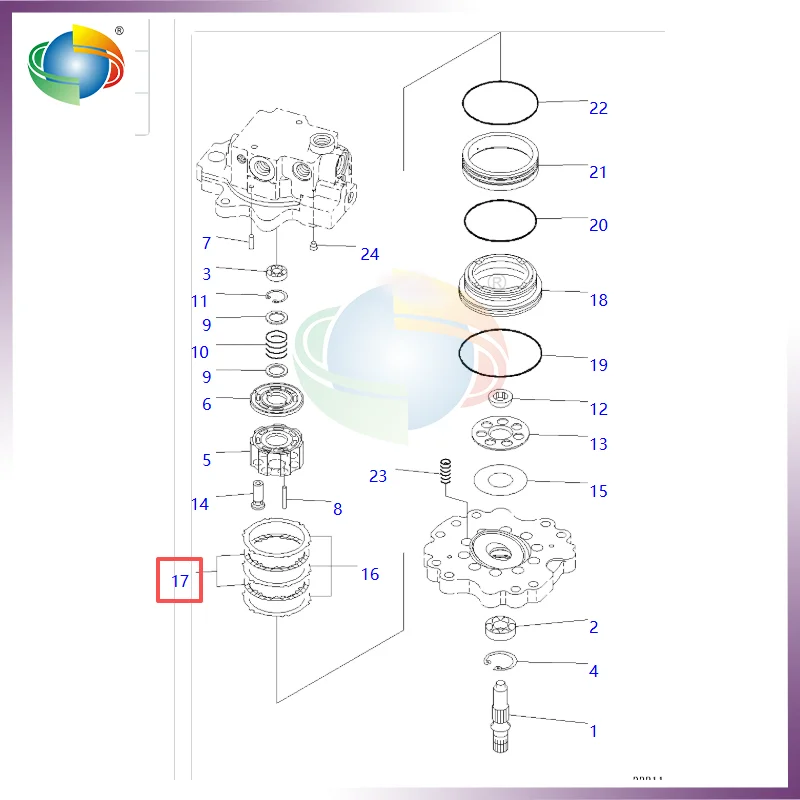 

708-7R-15122 7087R15122 DISC-FRICTION FOR KOMATSU EXCAVATOR PC27MR-3 PC27MR-1 PC27MR-2 PC27MRX-1 PC30MR-1 PC30MR-2 PC30MR-3