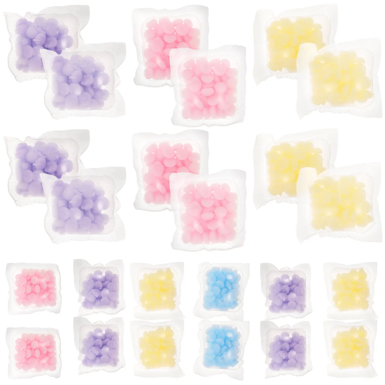 

50Pcs Laundry Beads Clothing Fragrance Concentrated Wash Scent Beads Easy Use Clothes Cleaning Supplies for Home Travel