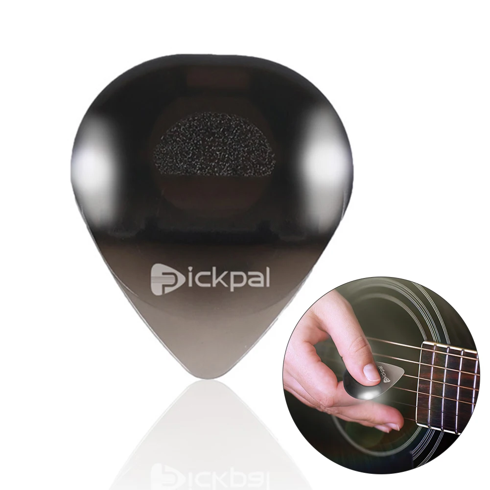 Electric Guitar Picks with High-Sensitivity LED Light Medium Guitar Thumb Picks Non-Slip Portable for Bass Electric Guitarists