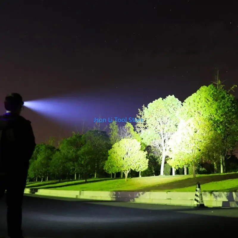 

Y08D USB Rechargeable LED Headlamp 7 Modes Headlight for Head Flashlight Torch Lanter