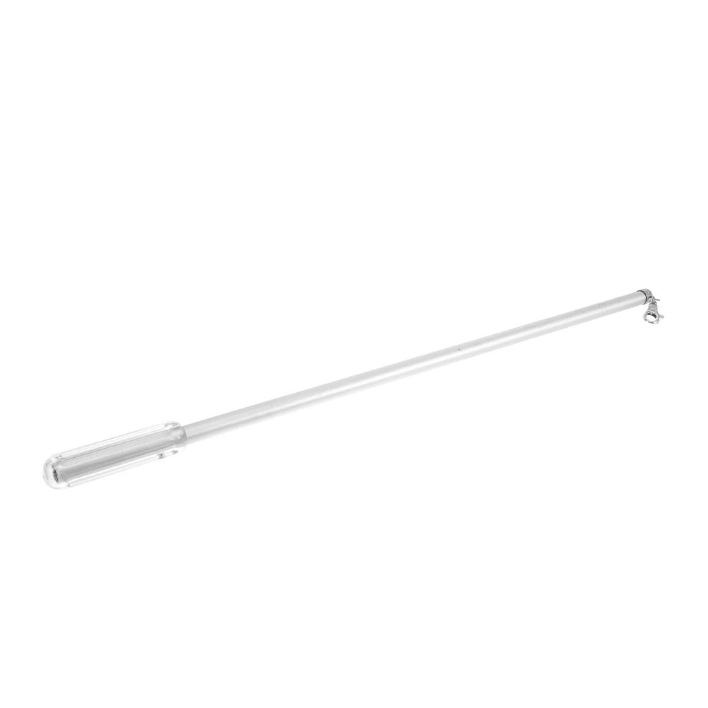 

Aluminum Alloy Plastic Manual Push Pull Curtain Rod Handle Keychain Buckle Lightweight Long Sturdy Crack Resistant