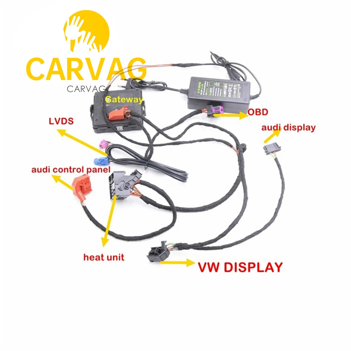 For VW CAR MQB Audi MIB 2 PRO Display Screen Radio Unit Test Code Tools