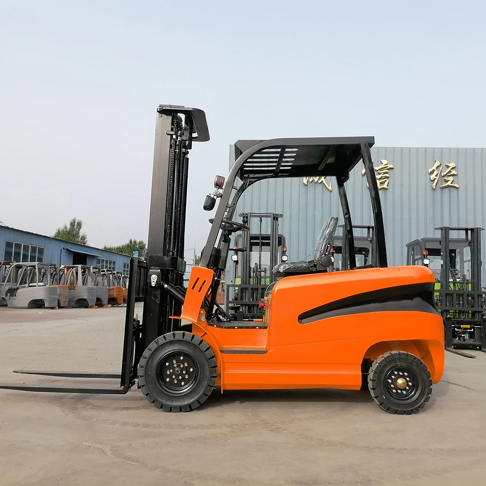 

1 Ton 1.5 Ton 4 Wheel Drive Electric Forklift with Crane for Warehouse Material Handling Professional Industrial Lift Truck