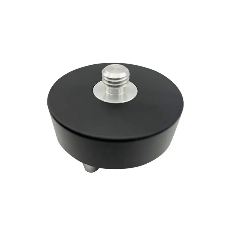 

【HOT ITEMS】Fixed Type Three-Jaw Tribrach Adapter In Black With 5/8" X11 Mount Rotate Screw Adaptor For Leica GPS Prisms Surveyin