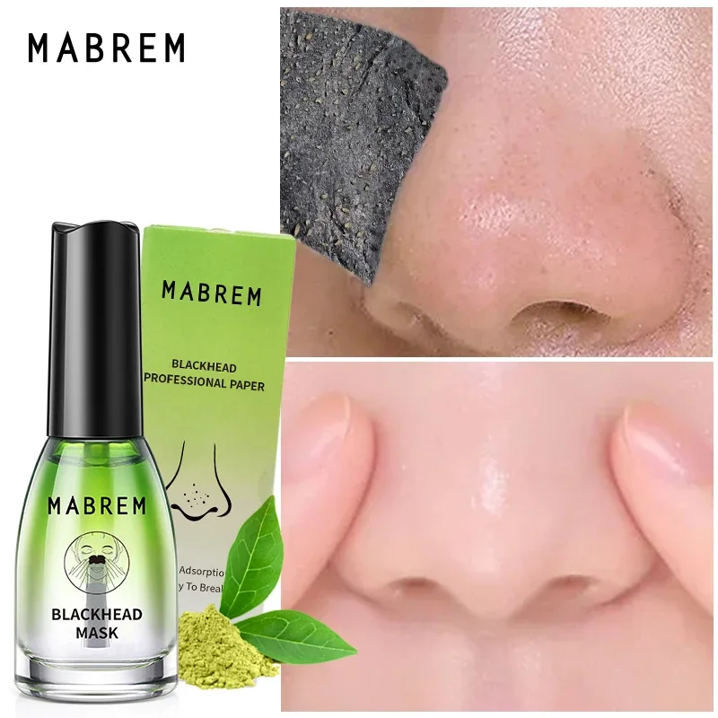 MABREM Blackhead Remover Face Nose Mask Pore Strip Black Mask Peeling Acne Treatment Deep Cleansing Mask Oil Control Skin Care