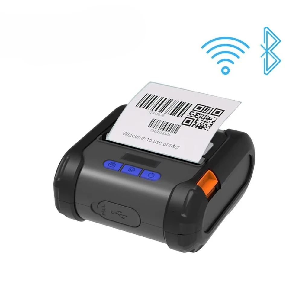 

Портативный мини-принтер этикеток с Bluetooth, термопринтер для печати штрих-кодов и наклеек