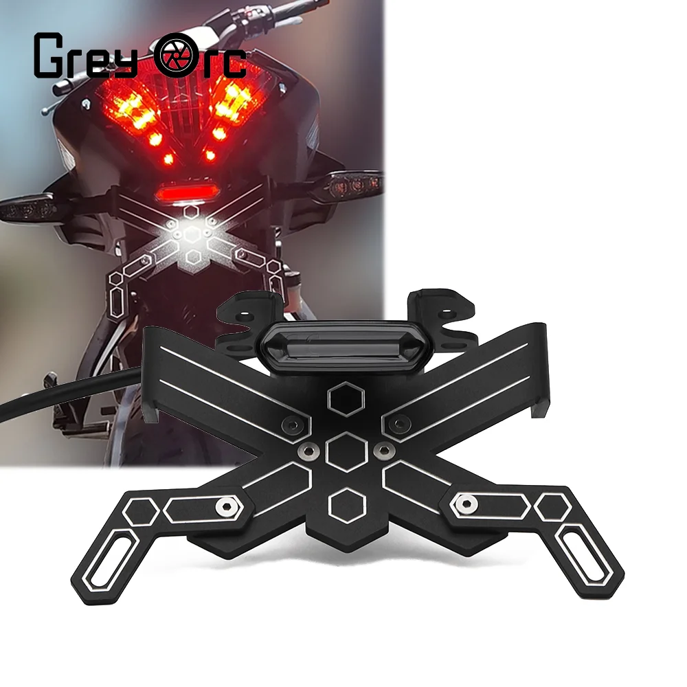 

For Yamaha MT-07 MT07 2014-2020 MT FZ 07 Motorcycle Rear Short Tail License Plate Holder Fender Eliminator Tailstock Bracket