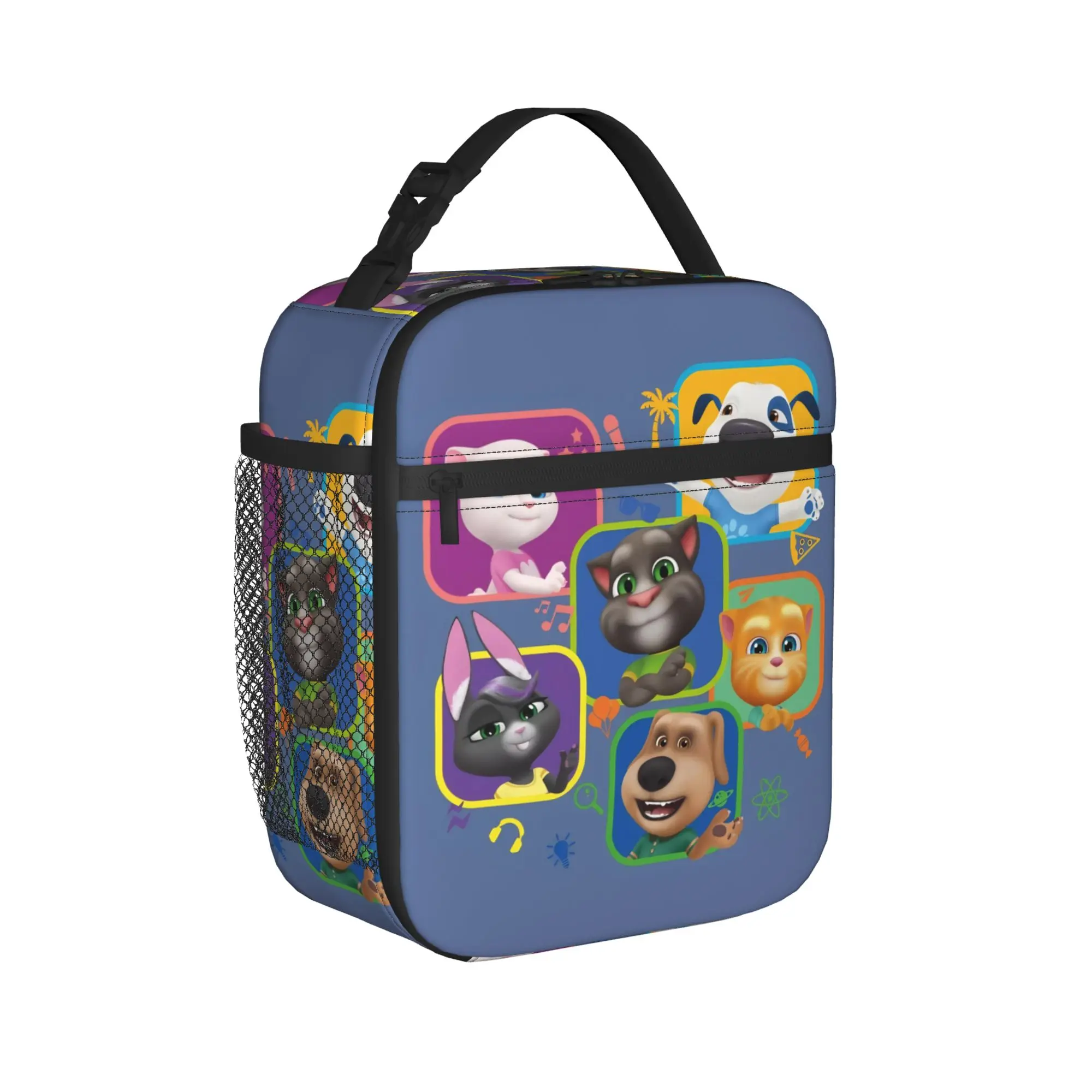 T-Talking T-Tom And F-Friends Accessories Insulated Lunch Bag For Travel  Food Storage Bag Reusable Thermal Cooler Lunch Box