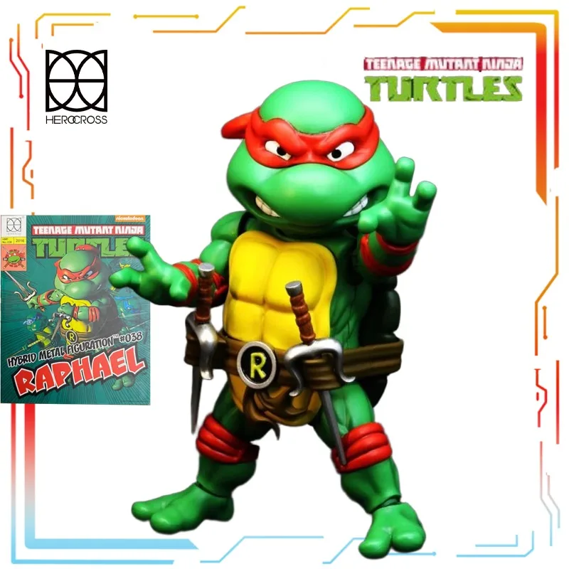 Herocross original q-versão produto acabado móvel modelo requintado tmnt anime brinquedos modelo colecionável presente de festival para meninos