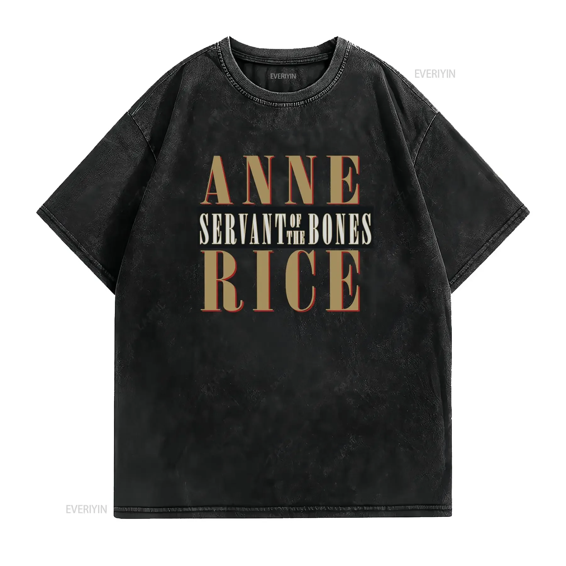 vintage 90s ANNE RICE SERVANT OF THE BONES BOOK PROMO T Shirt LARGE author vintage Washed Stylish Comfortable Versatile