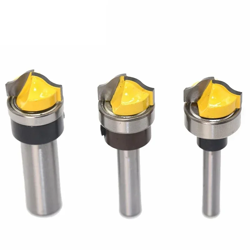 1pc 6 1/4 8mm 1/2" Faux Panel Ogee Router Bit Arc-shaped Riving Tungsten Carbide Woodworking Milling Cutter for Wood