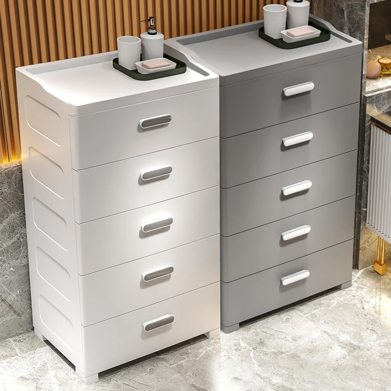 

Thickened storage cabinet, locker, household snack storage box, bedroom plastic chest of drawers, locker drawer type