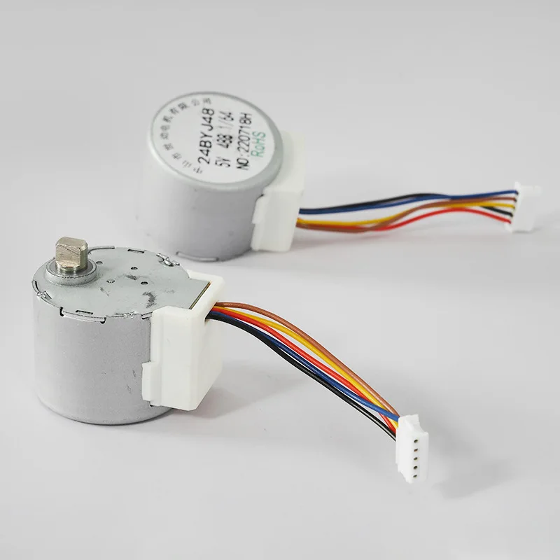 24BYJ48 محرك متدرج قوس السيارة مروحة المحرك 5 فولت السائر المغناطيس الدائم محرك معشق