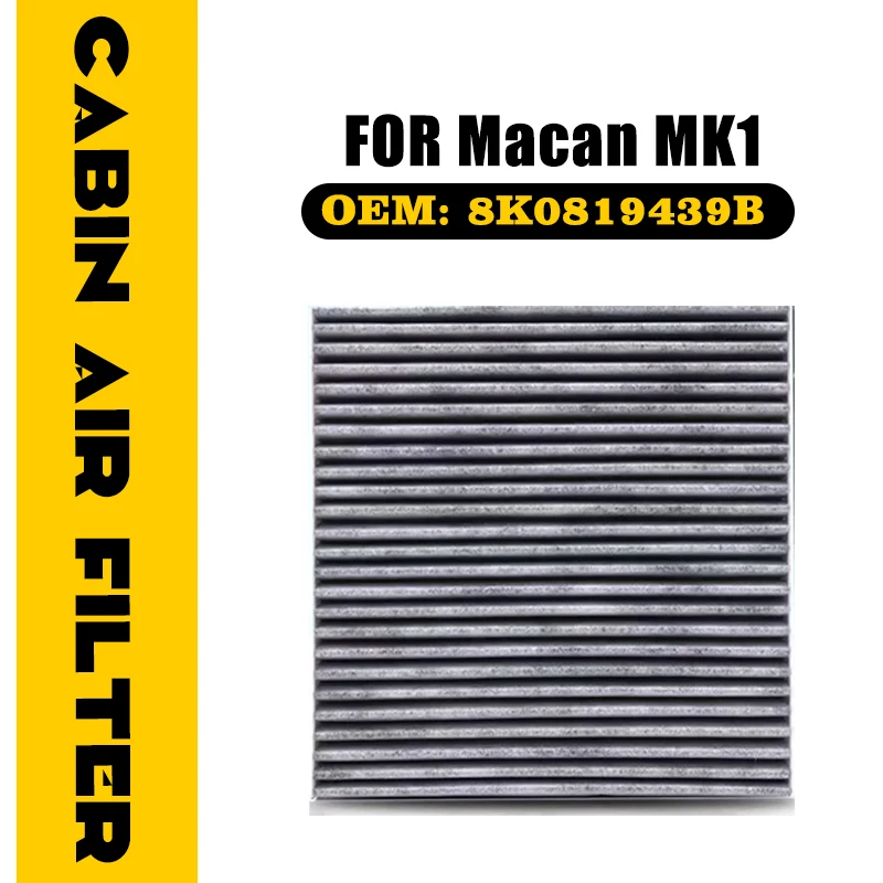 Carbon Air Filters For Porsche Macan MK1 2014~2023 2022 2021 2020 8K0819439B Air Conditioner Filters Effectively Car Accessories