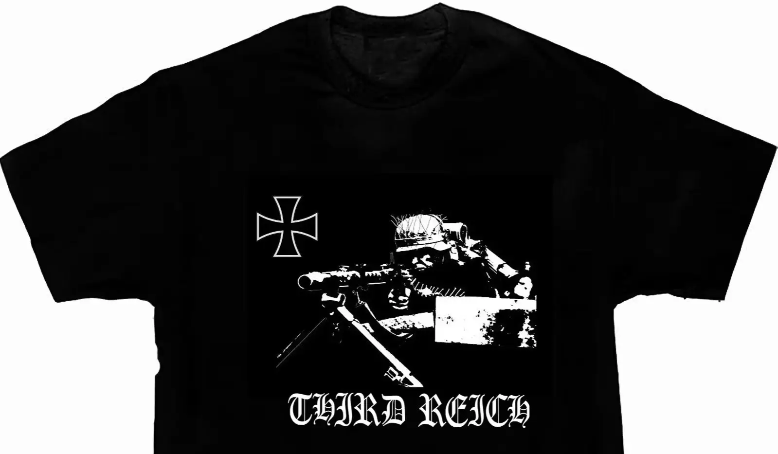 

MG34 Machine Gun WWII Wehrmacht Machine Gunner T-Shirt 100% Cotton O-Neck Short Sleeve Summer Casual Mens T-shirt Streetwear