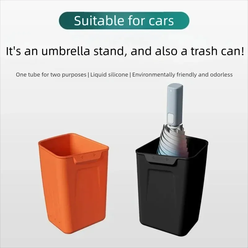 Car Storage Box For Haval V7 Accessories B26 Raptor Silicone Door Trash Waterproof Can Umbrella Storage Organizer Auto Interior