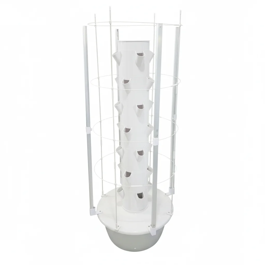

Hydroponics Growing System 28-Plant Indoor & Outdoor Vertical Hydroponic Tower with Pump System Plants Germination Kit
