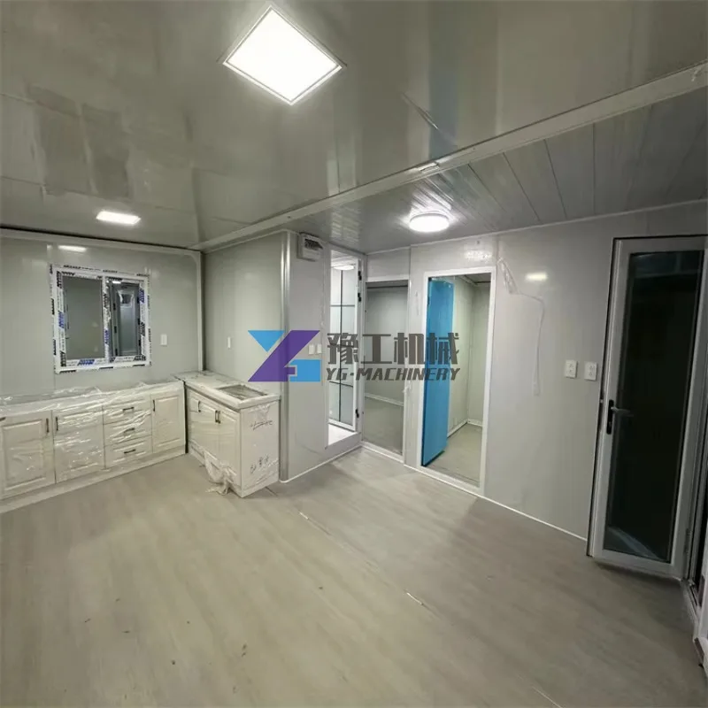 Fast Build Expandable Container House 20ft & 40ft Modular Folding Steel Design for Camping Small Home Office Tiny Prefab House