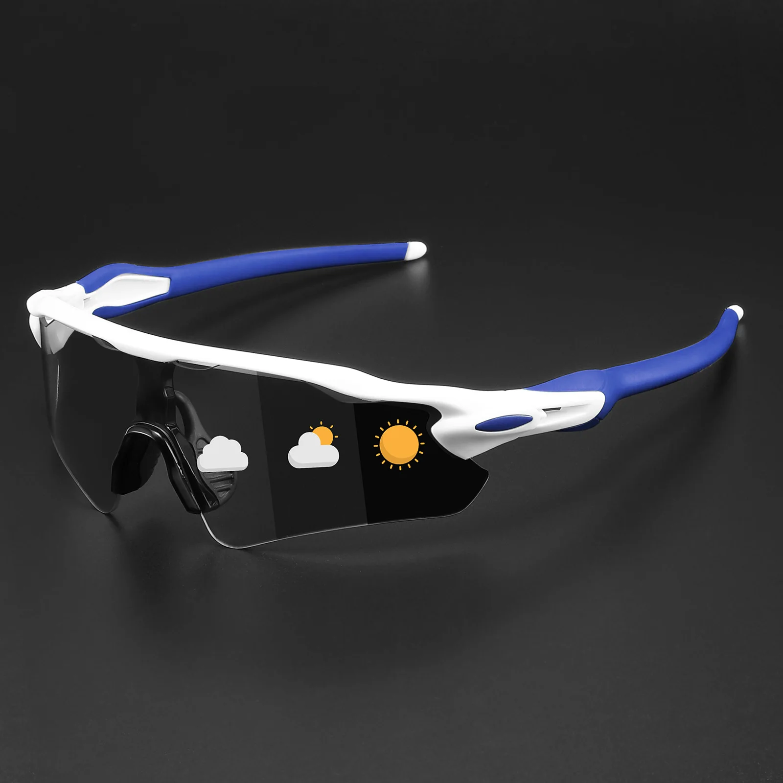 Fashion Brand Men Women Bicycle Photochromic Eyewear MTB Bike Fishing Running Cycling Sports Sunlasses Comfortable Goggles