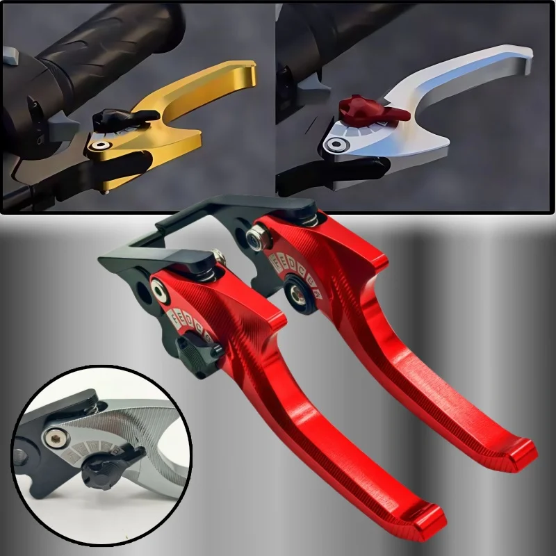 

For Kawasaki ZXR400 All years KLE500 1991-2007 ZX6R 1995-1999 New CNC Parking handle clutch brake lever Motorcycle Accessories
