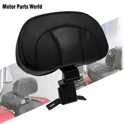 Motorcycle Driver Black Front Rider Backrest Mounting For Harley Touring Electra Street Road Glide CVO Limited FLHTKSE 2009-2022
