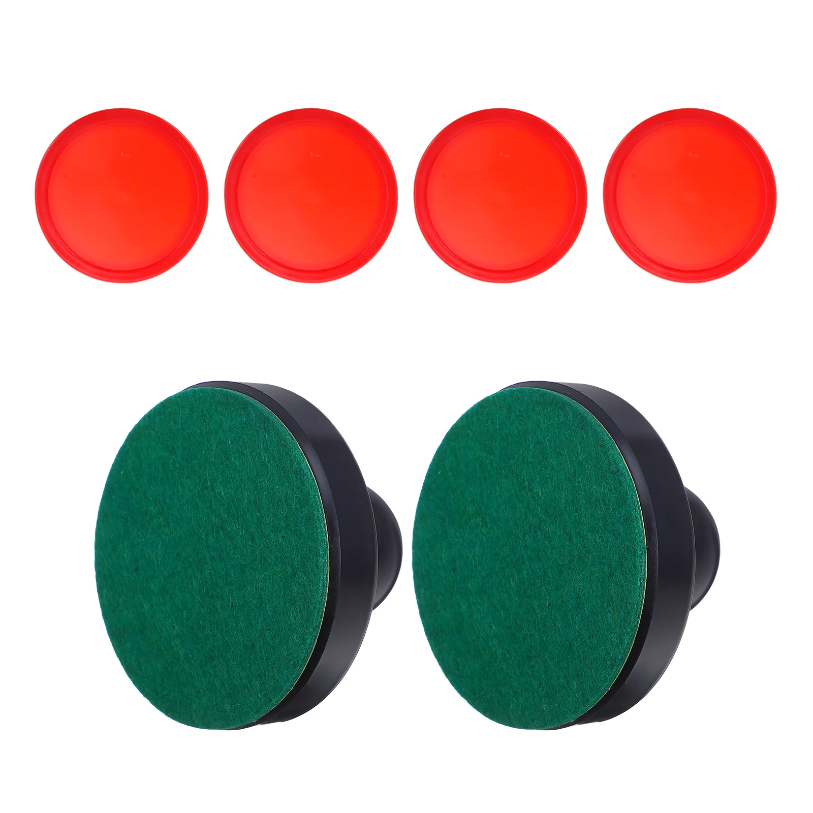 8PCS 76MM Air Hockey Pushers Pucks Replacement for Game Tables Goalies Header Kit Air Hockey Equipment Accessories (Dark Blue)