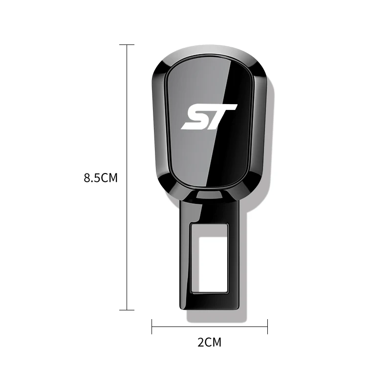 Car Seat Belt Extender Cover Safety Seatbelt Lock Buckle Accessories For Ford Focus Fiesta Ranger Mondeo Kuga Escape Explorer - view 6
