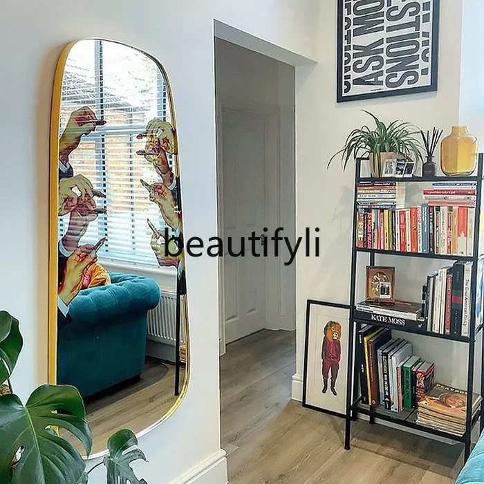 Full body mirror trendy lipstick mirror high value makeup mirror landing