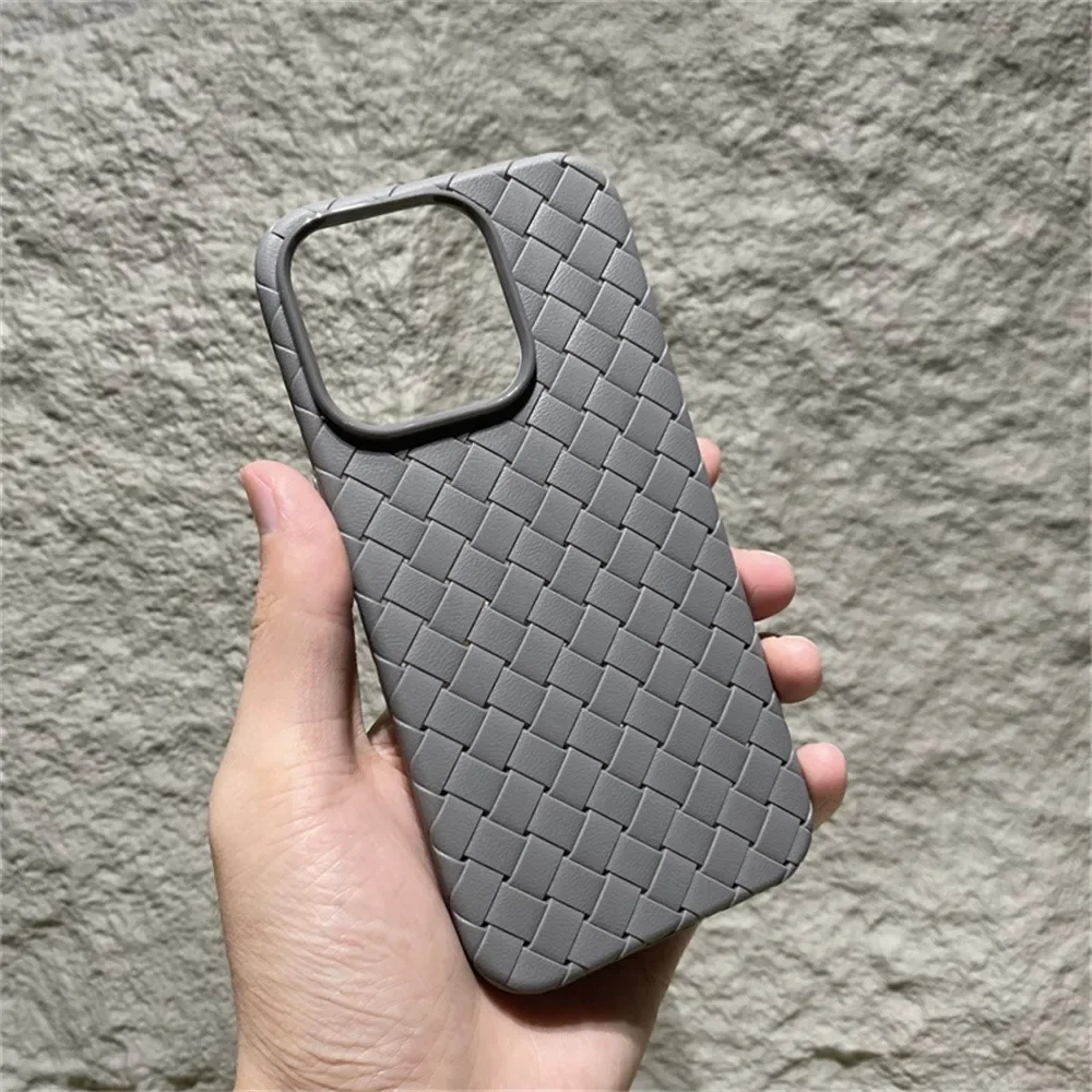 BV tejido disipación de calor funda de silicona suave a prueba de golpes para iPhone 15 14 13 12 11 Pro Max Plus Mini XR X XS 7 8 SE cubierta de parachoques