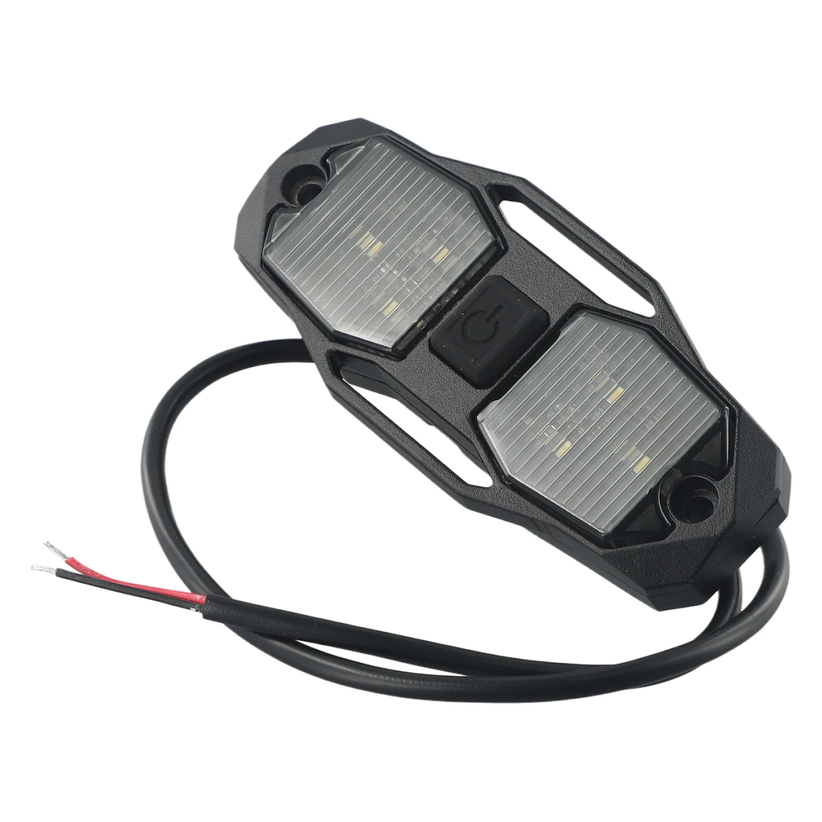 LED tavan lambası kaya ışığı W/anahtarı beyaz rulo çubuk montajı Polaris için RZR UTV 4WD iç okuma lambası su geçirmez 6000K