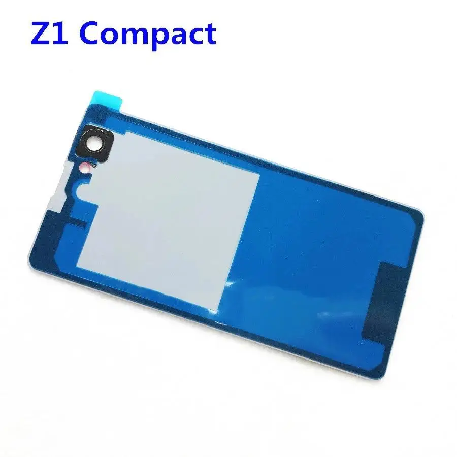 For Sony Xperia Z1 Compact Mini D5503 M51W Back Cover Housing Battery Lid Plastic Door Rear Case Replacement Spare Parts Repair