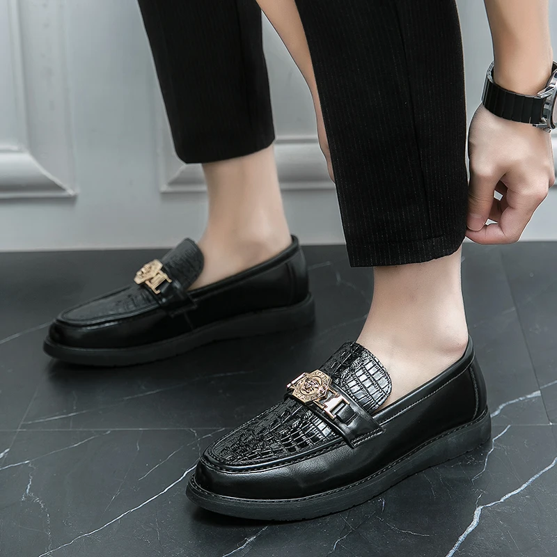 

Leather Shoes Casual Business Shoes for Men Dress Tenis De Hombre Moccasins Mokasin Tenis Caballero Designer