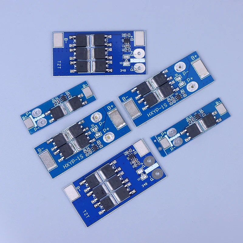 لوح حماية بطارية الليثيوم BMS 1S 12A 16A 24A 3.7V LiFePO4 18650 4.2V شحن الجهد/دائرة قصيرة/المنع الشحن الزائد #5
