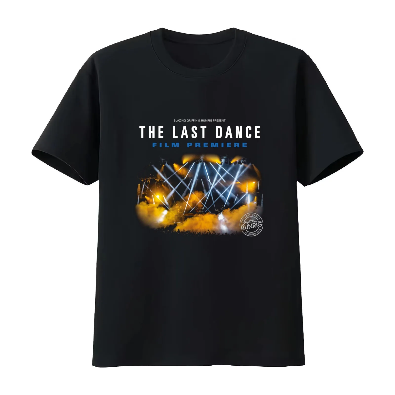 RUNRIG BAND T-Shirt Summer Casual Cotton Tee Oversized Streetwear Tops Vintage Graphic Print Loose Fit Short Sleeve
