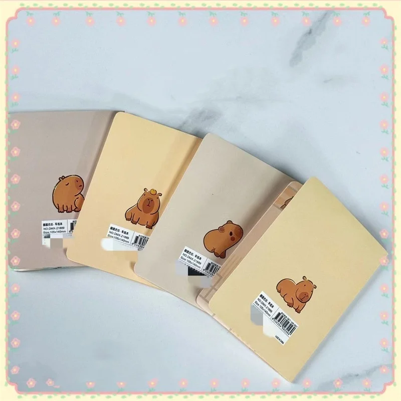 8pcs/lot Kawaii Capybara Notebook Cute Portable Note Book Diary Planner Stationery gift School Supplies