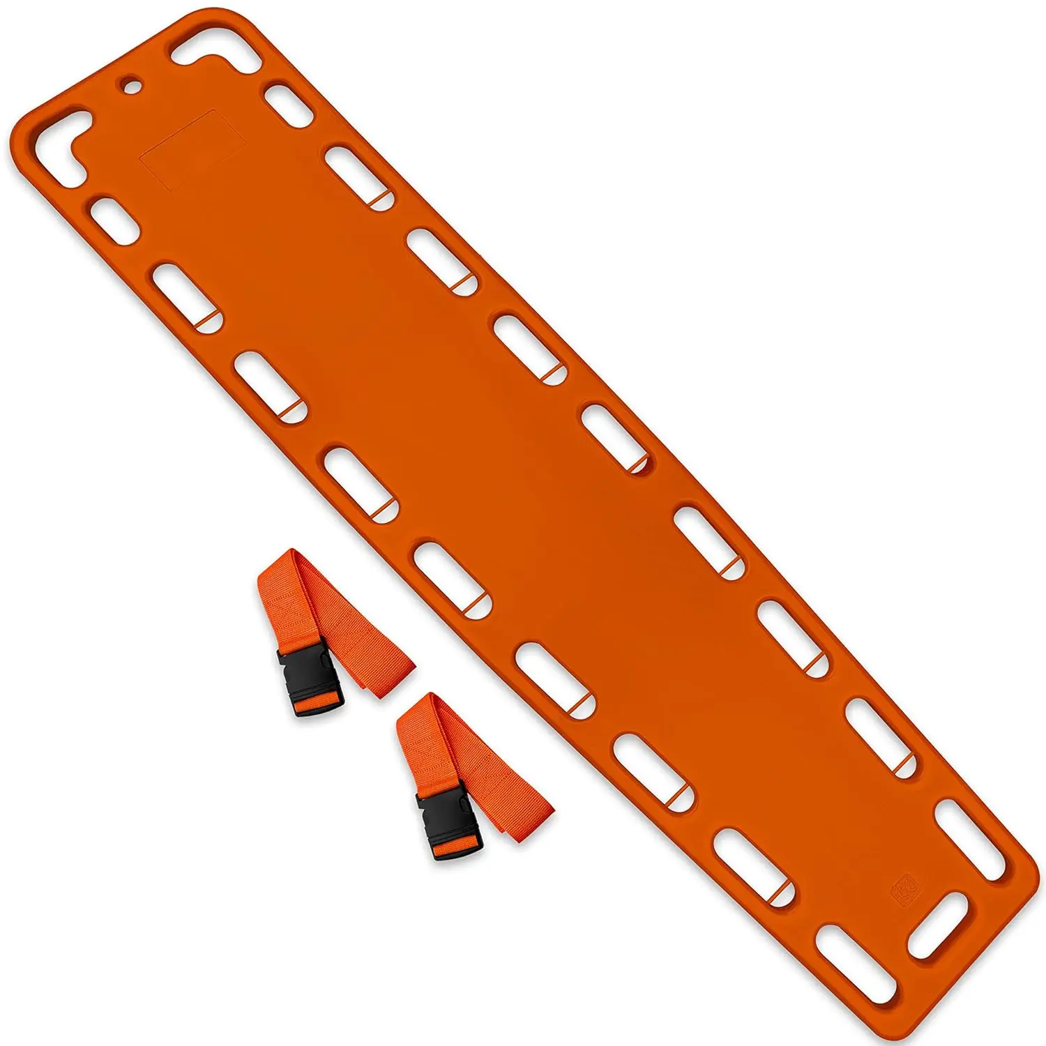 

Spine Board Stretcher Backboard for Patient Transport, Lightweight PE Plastic, Orange