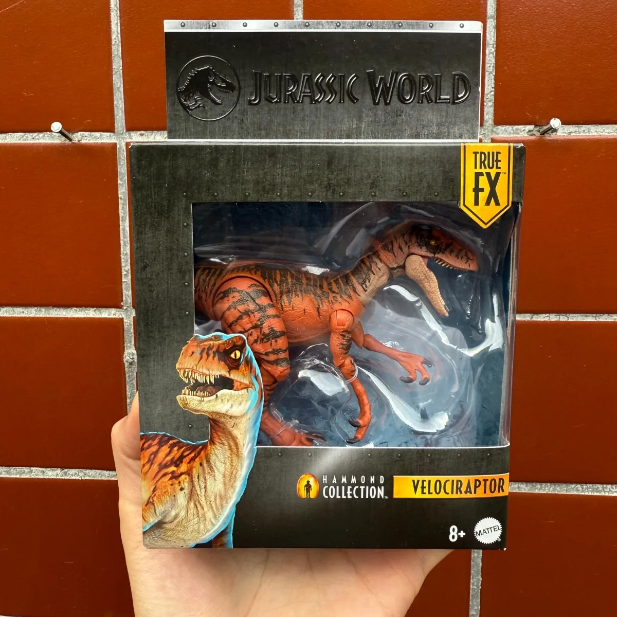 Mattel Jurassic World Hammond Collection Atrociraptor Tiger Dinosaur Action Figure, 13 Points Articulation JDJ09 view 2