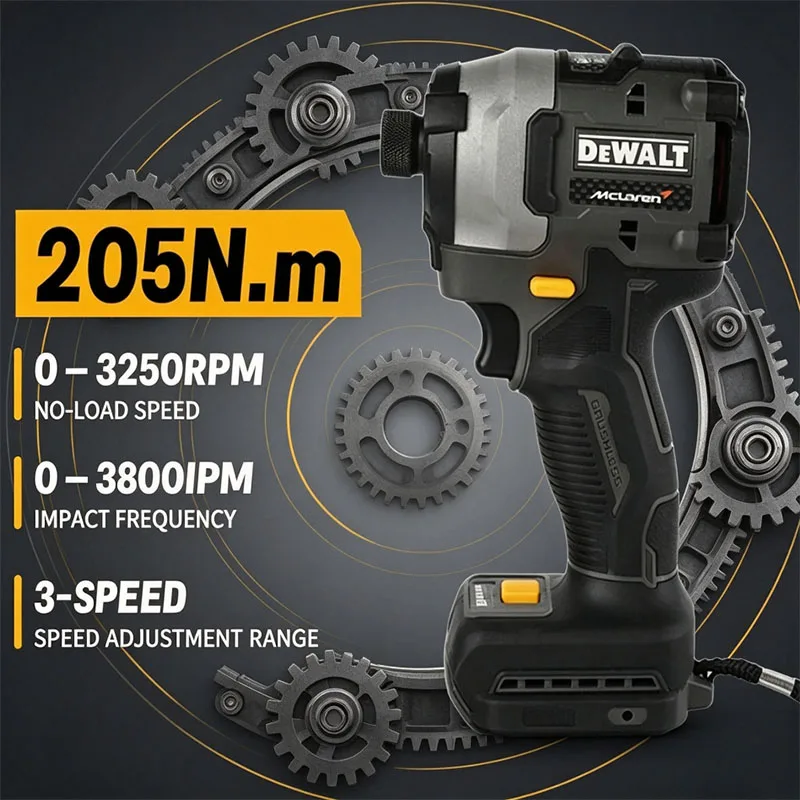 DEWALT DCF85M 20V Brushless Impact Driver, 3800RPM High Torque Cordless Power Tool, Fast & Stable Fastening (Bare Unit)