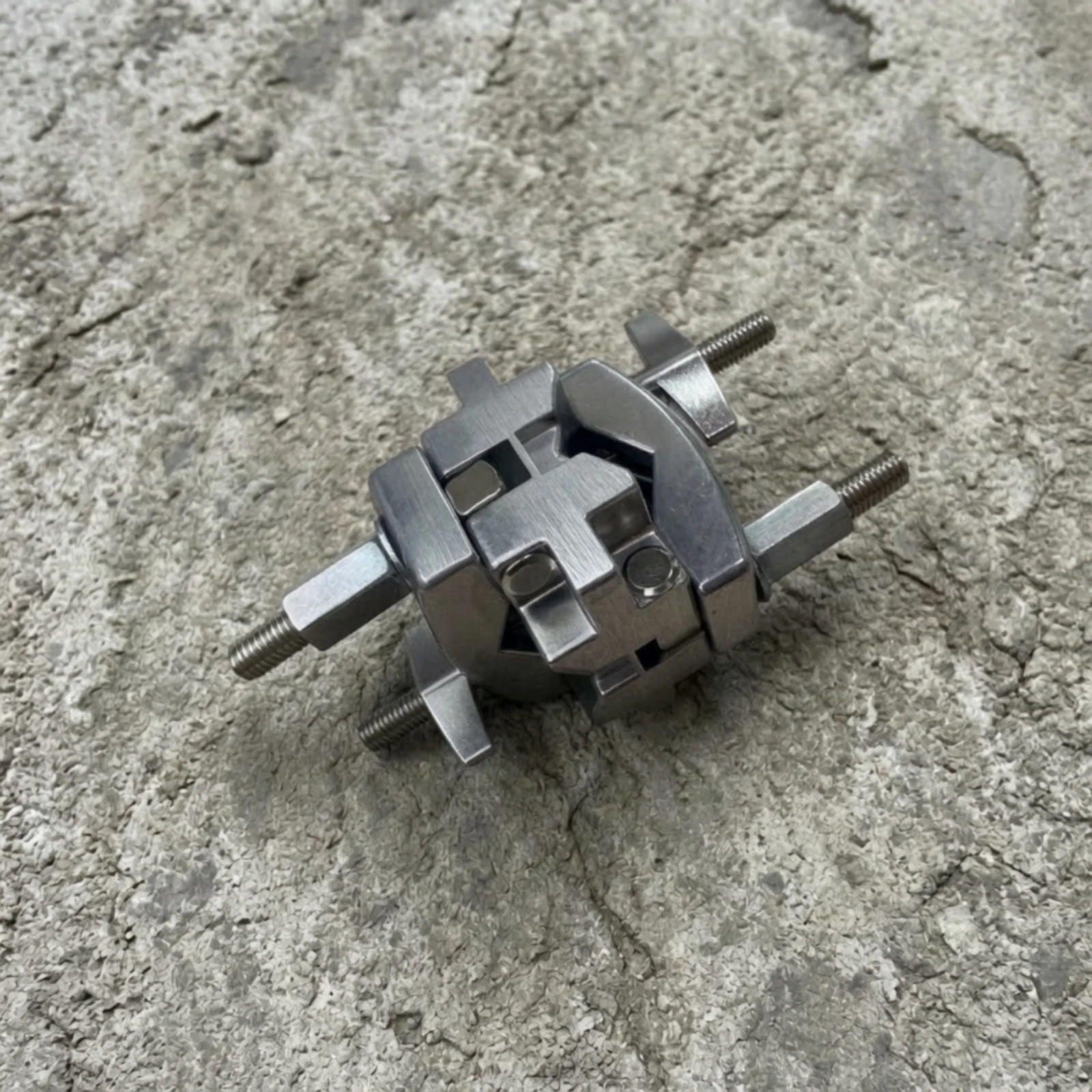Zinc Alloy Drum Clamp Versatile Drum Hardware Adapter with Mounting Arms Percussion Extension Bracket Long-Lasting for Drummers