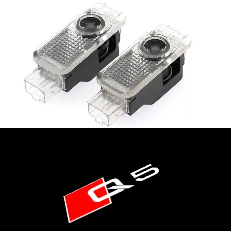 

For Audi Q5 8R 2008- 2013 2014 2015 2016 2017 2018 2019 2020 Car Door Welcome Light Led HD Projector Lamp Accessories