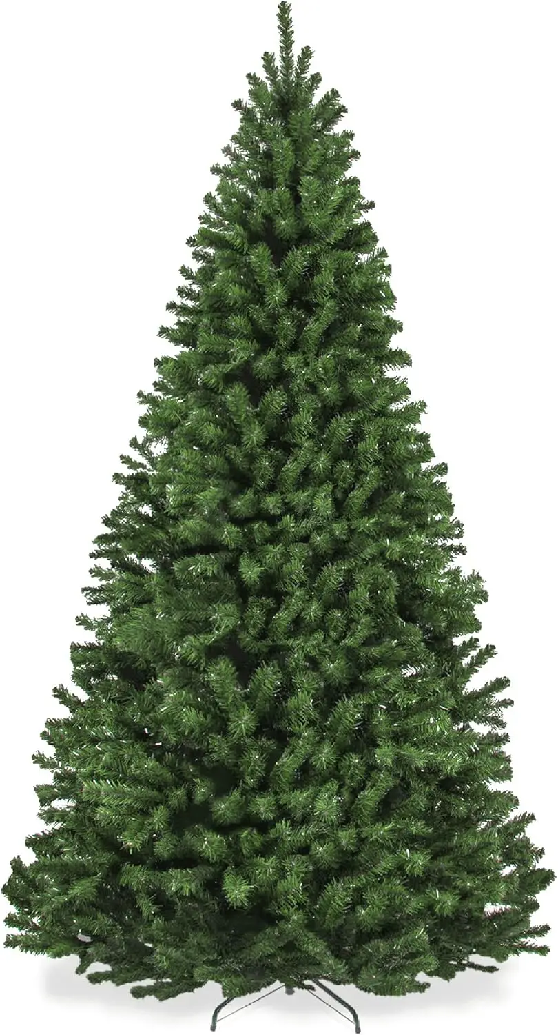 

Artificial Christmas Tree, 6ft Premium Unlit Realistic Spruce Holiday Décor w/Dense Branches, Easy Assembly, Metal Base