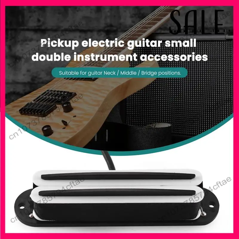

-A12R Hot Rail Pickups Double Track 11K Alnico5 Guitar Pickup Fit Fender Strat Squier Tele Electric Guitar, White