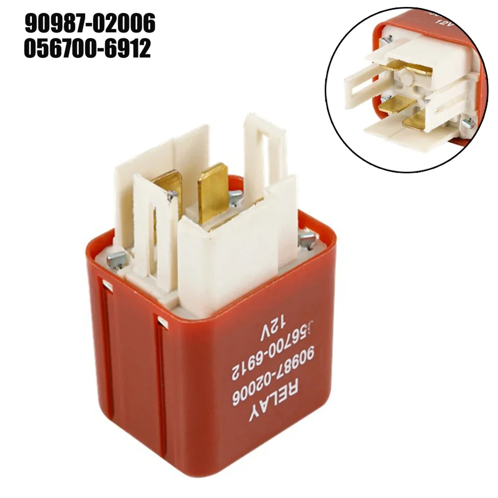 

12V-4Pin For Toyota Water Tanks Fan Relay 90987-02006 056700-6912 90987-02011 Car Accessories High-Quality Durables Relays