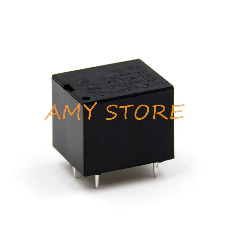 JQC-3F/T73 реле 12VDC катушка 10A реле мощности pcb 5 контактов