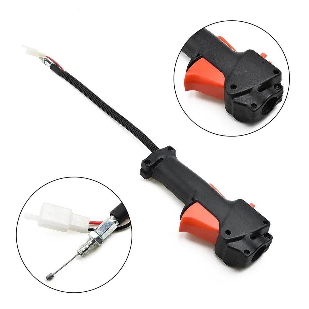 

Strimmer Trimmer Handle Switch Throttle Trigger Switch Control With Throttle Cable For Strimmer Brush Cutter Home Garden Supply