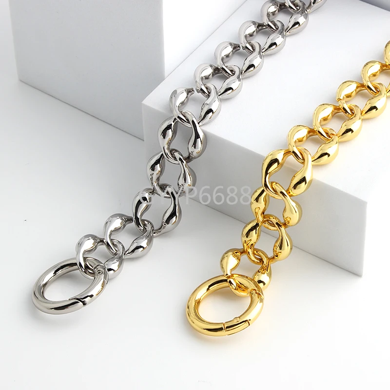 30~120CM Bags Chain Accessories Chain For Women Replacement Chain Bag Shoulder Handbags Belt Tote Bags Metal Chains Wholesale