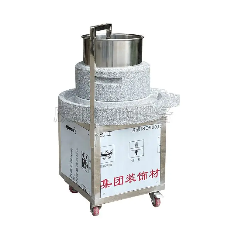 Electric commercial steamer, soya-bean milk machine, bean curd grinder, pancake roll, shortening bar, stone mill, rice pulp mach